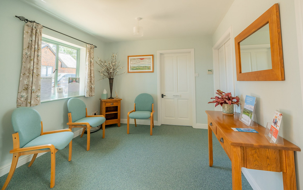 Waiting room in our Brailes office