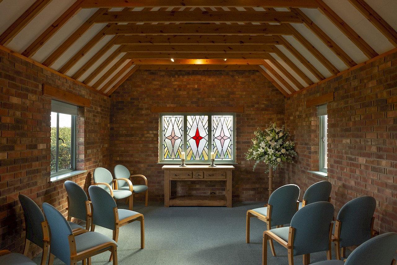 Seating can be arranged to suit each family’s needs, services and viewings.