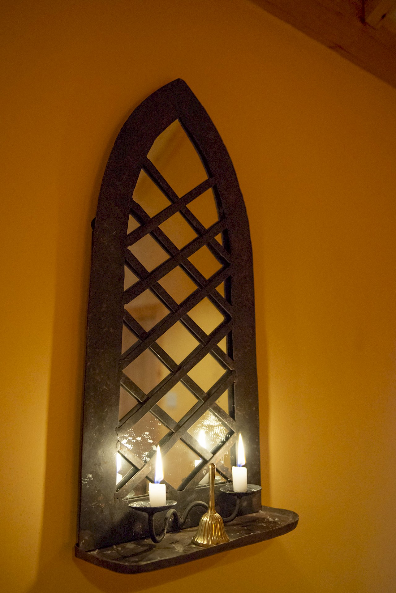 Mirror and candles
