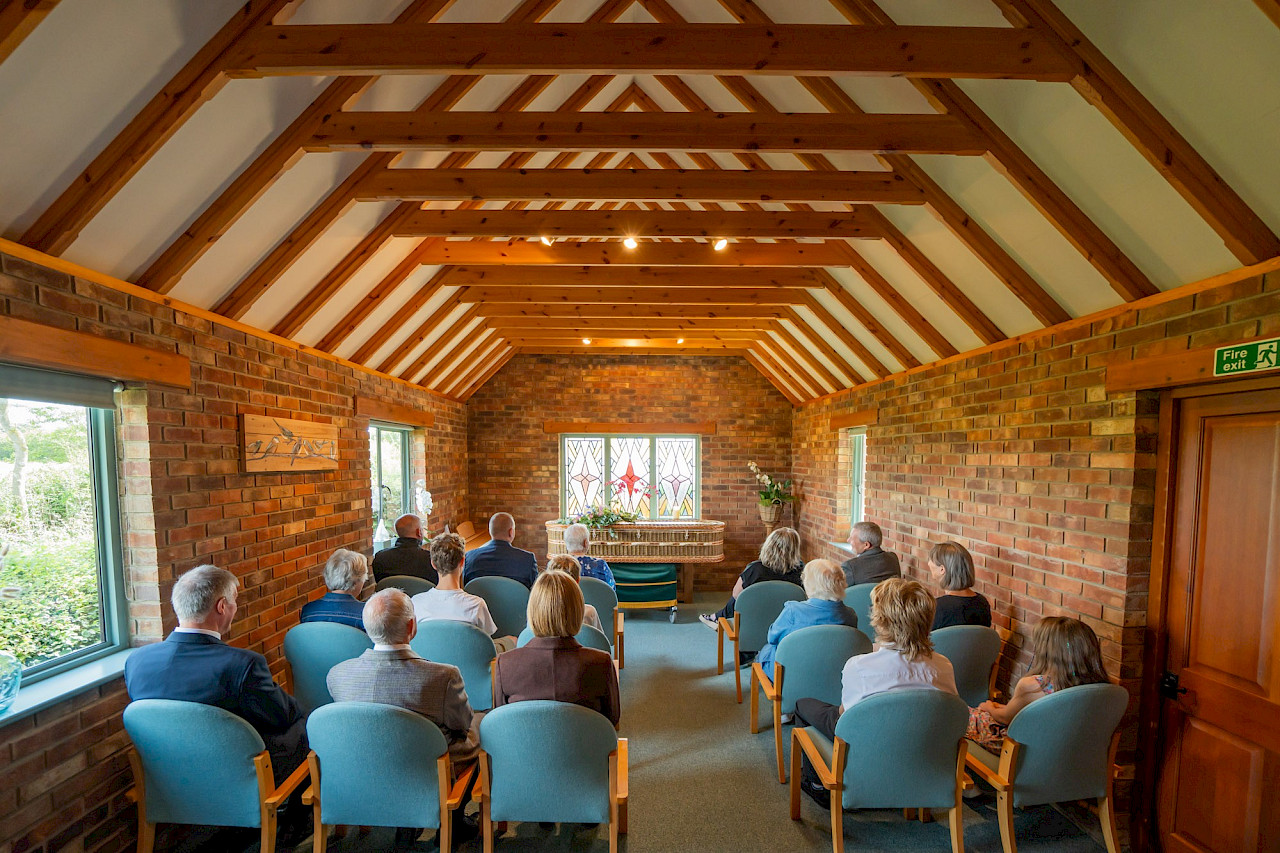 Seating can be arranged to suit each family’s needs, services and viewings